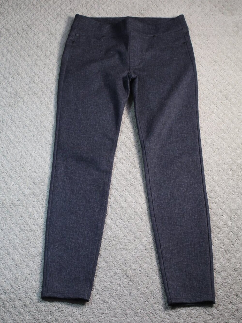 Liverpool Los Angeles Knit Trousers Charcoal Gray Stretch Pants Size 8/29